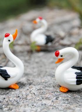 新款玻璃汽车装饰摆件桌面小动物摆件客厅装饰玻璃家居装饰品摆件