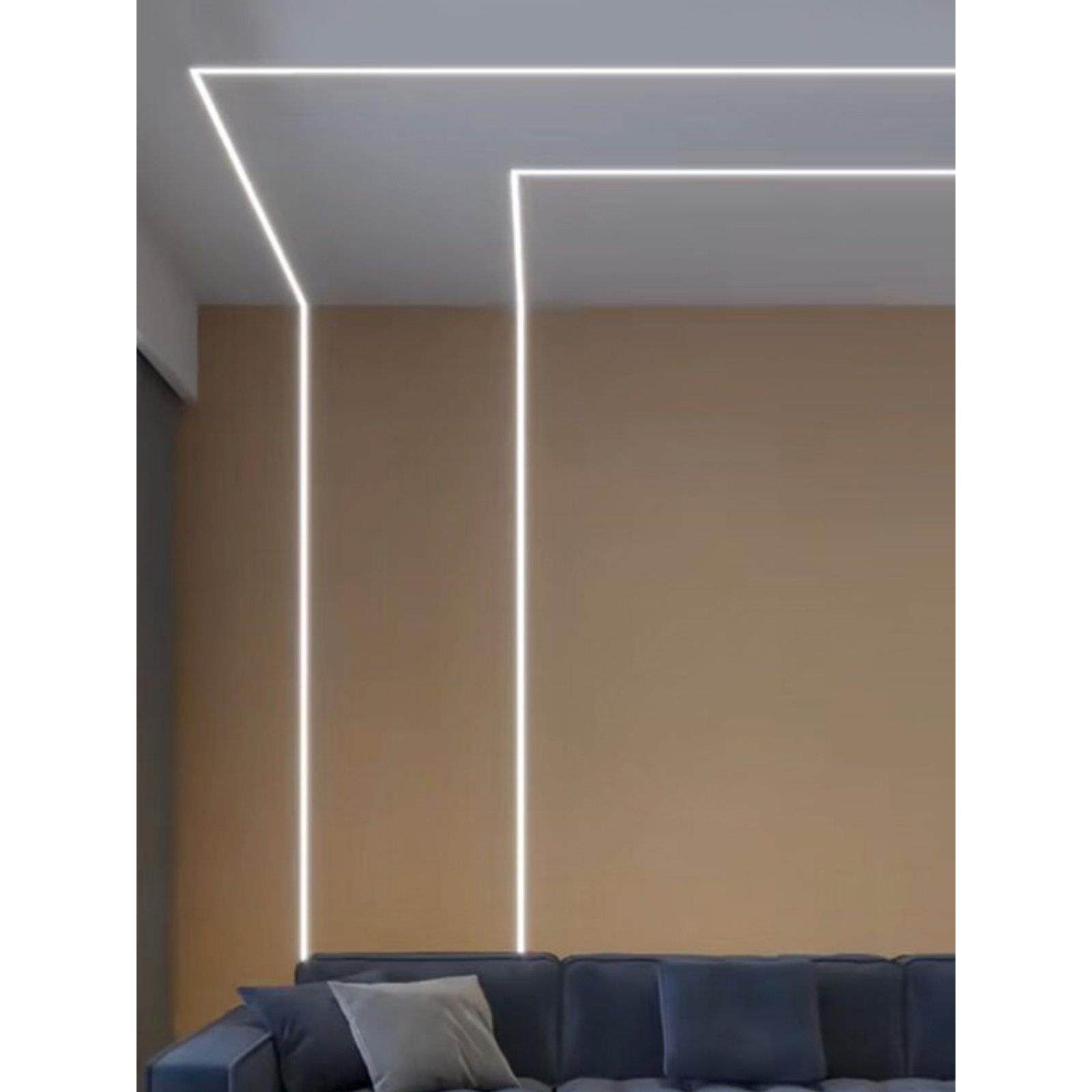 八特智能调色线条灯嵌入式led悬浮吊顶客厅过道家用线性灯带1002,淘宝优惠券,粉丝福利购,淘宝优惠卷