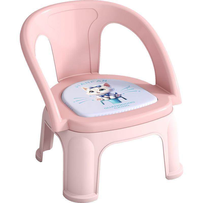 儿童靠背椅子宝宝吃饭餐椅放屁小凳子防滑家用板凳卡通幼儿叫叫椅,淘宝优惠券,粉丝福利购,淘宝优惠卷
