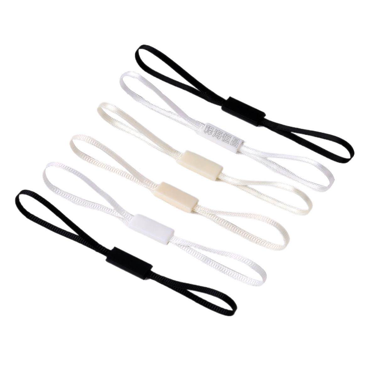 丝带现货吊粒厂家订做黑色缎带双插通用吊绳辅料定制服装卡牌扣线,淘宝优惠券,粉丝福利购,淘宝优惠卷