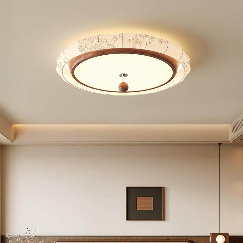 宋氏美学客厅吊灯中古风覆古胡桃色法式布艺卧室饭厅全屋组合灯具,淘宝优惠券,粉丝福利购,淘宝优惠卷