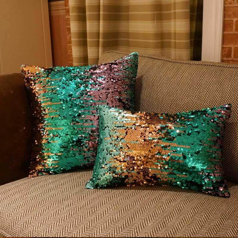 ins Wind现代休闲彩色亮片客厅沙发枕垫套无芯卧室床头靠垫大,淘宝优惠券,粉丝福利购,淘宝优惠卷