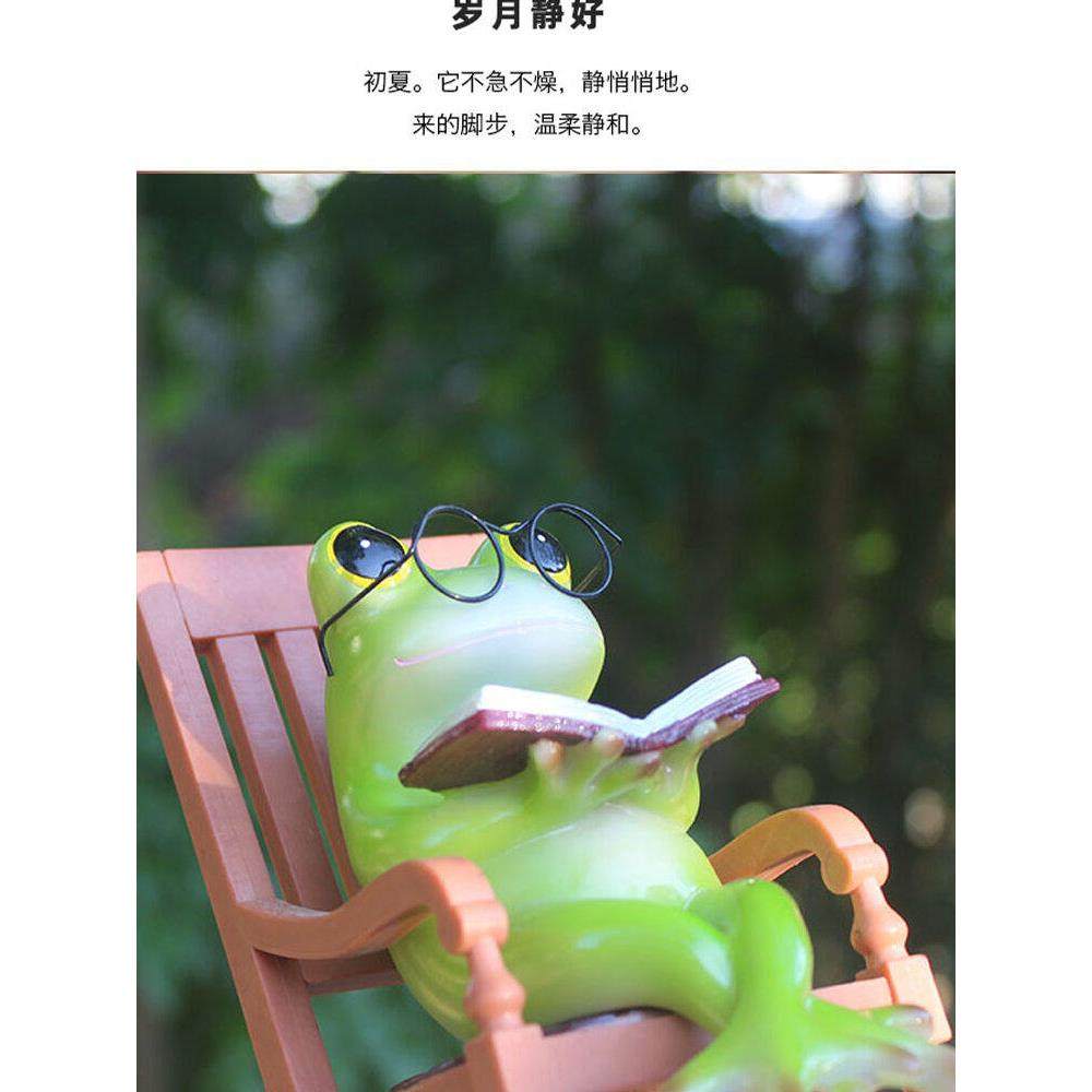 创意可爱青蛙摆件微景观花园树脂动物多肉盆装饰工艺品办公桌摆设,淘宝优惠券,粉丝福利购,淘宝优惠卷