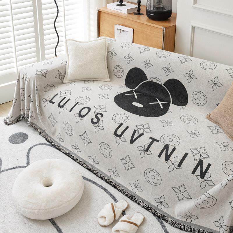 ins风防猫抓轻奢沙发巾四季通用沙发盖布全盖沙发毯沙发套罩防尘,淘宝优惠券,粉丝福利购,淘宝优惠卷