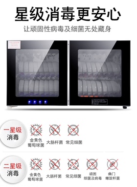 家用挂壁式台面消毒碗双门高温柜