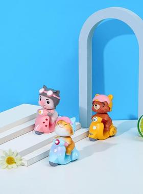 闲暇时光摩托摇头车摆创意可爱宠物车载摆件家居客厅摆饰生日礼品