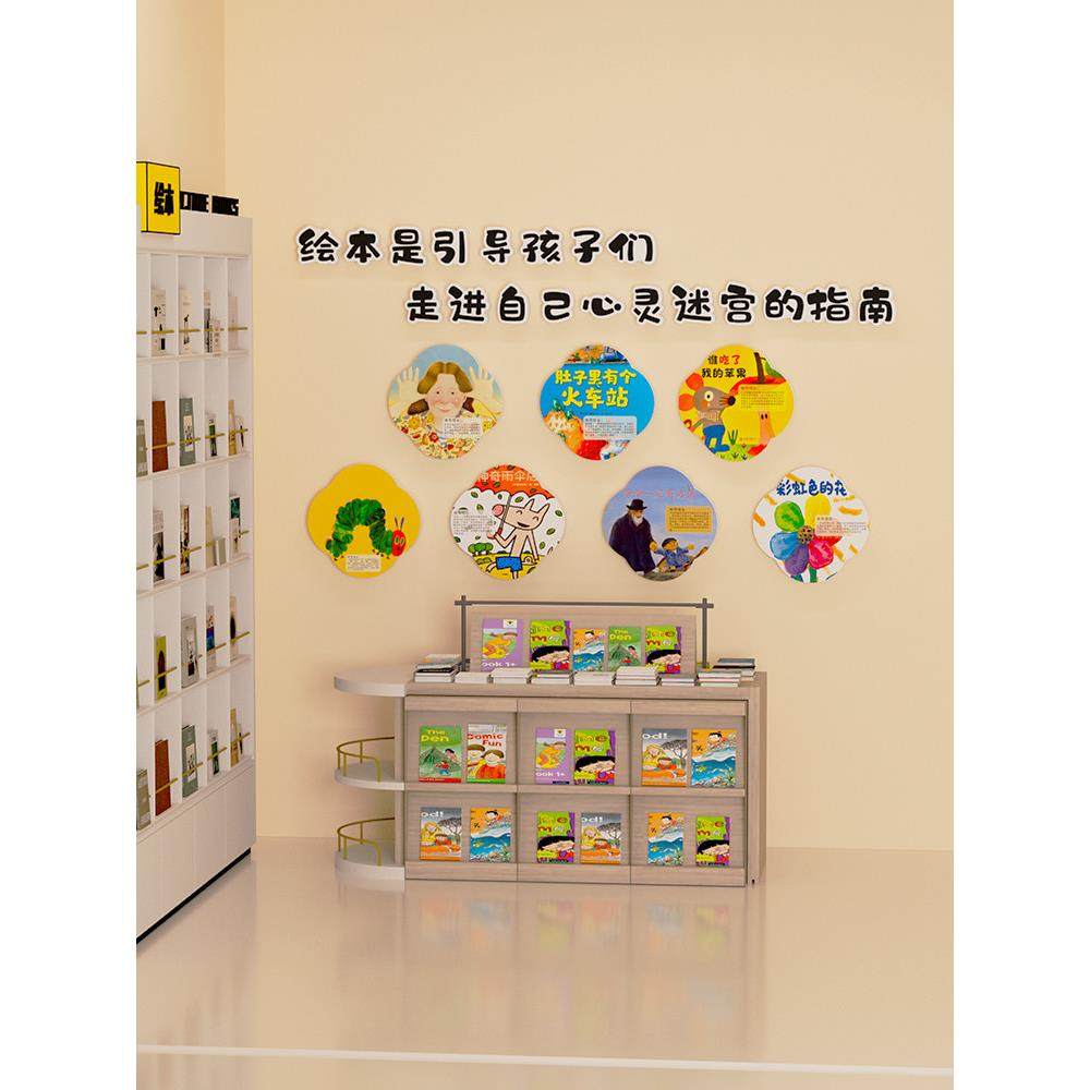 幼儿园打开看世界绘本馆环创教室文化墙面装饰阅读书角童区布置贴,淘宝优惠券,粉丝福利购,淘宝优惠卷