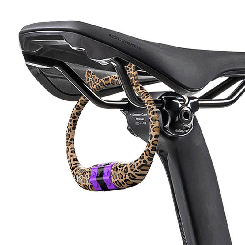 kuwayo空蛹自行车锁豹纹密码锁山地公路车童车链条单车锁配件大全,淘宝优惠券,粉丝福利购,淘宝优惠卷