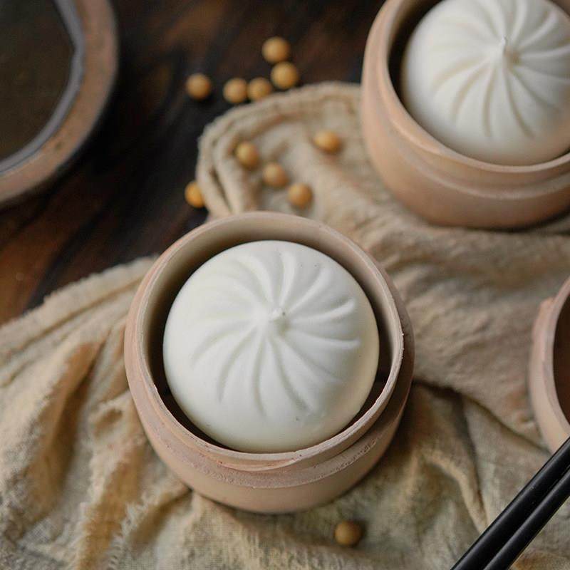 小笼包蜡烛材料包 小笼包蒸笼屉硅胶模具香薰蜡烛diy新手赠送教程,淘宝优惠券,粉丝福利购,淘宝优惠卷