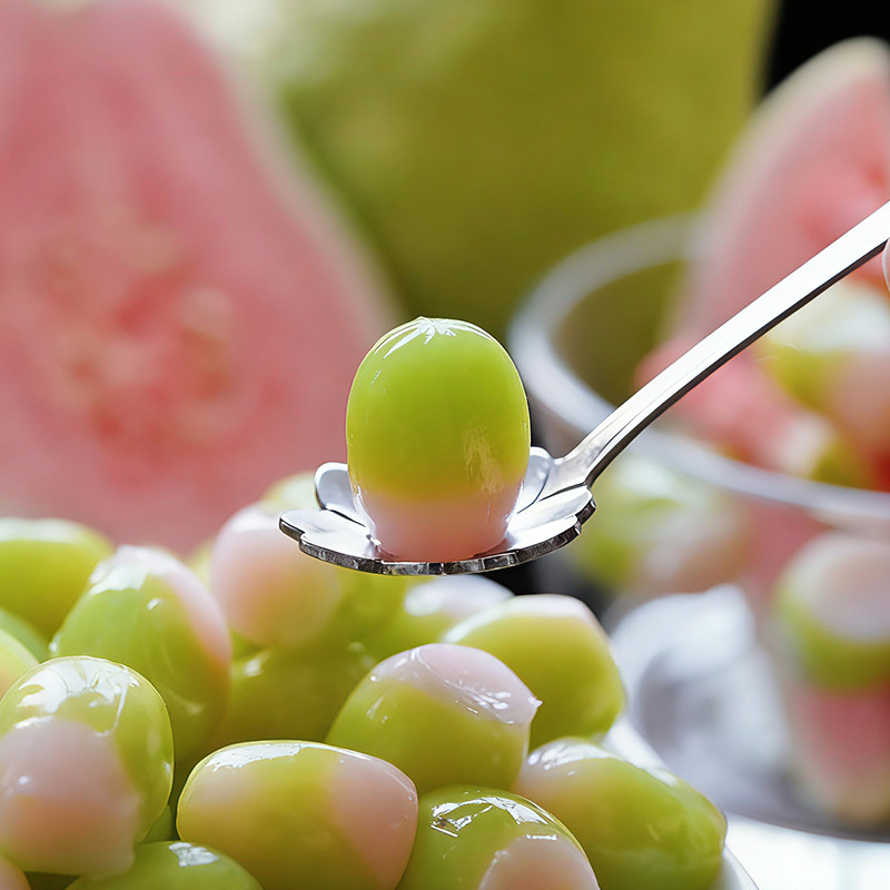 夏午三点 红心芭乐味剥皮软糖果汁橡皮糖水果休闲小零食糖果喜糖,淘宝优惠券,粉丝福利购,淘宝优惠卷