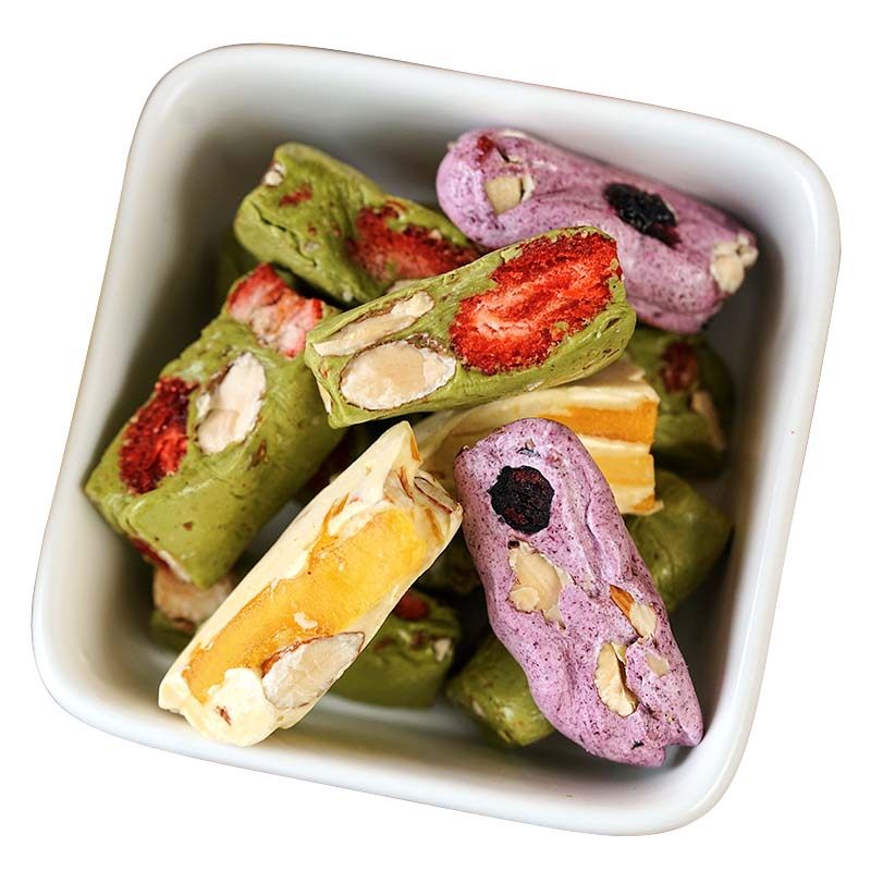 夏午三点 抹茶草莓水果牛轧糖糖果罐装喜糖伴手礼办公室休闲零食,淘宝优惠券,粉丝福利购,淘宝优惠卷