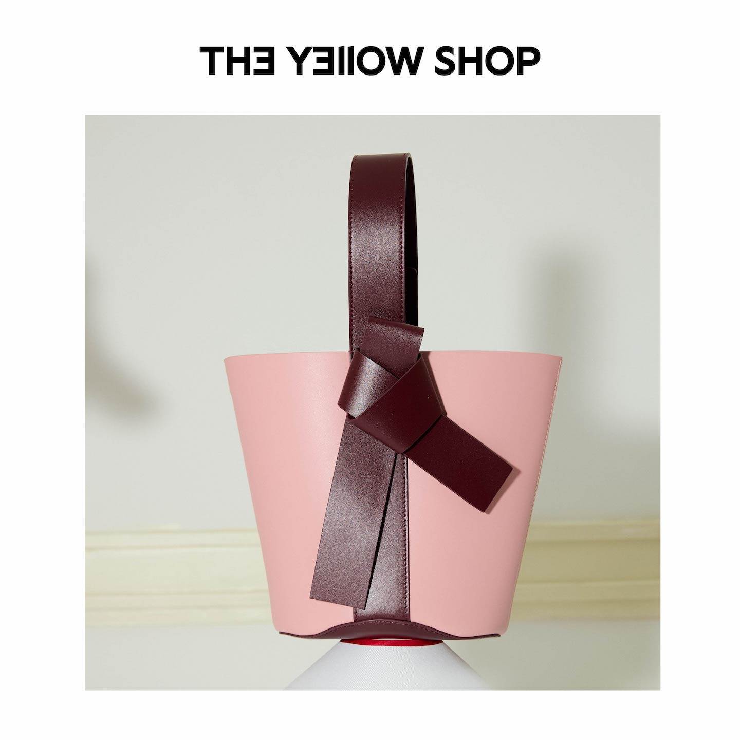 【王玉雯同款 】THE YELLOW SHOP头层小牛皮水桶包,淘宝优惠券,粉丝福利购,淘宝优惠卷