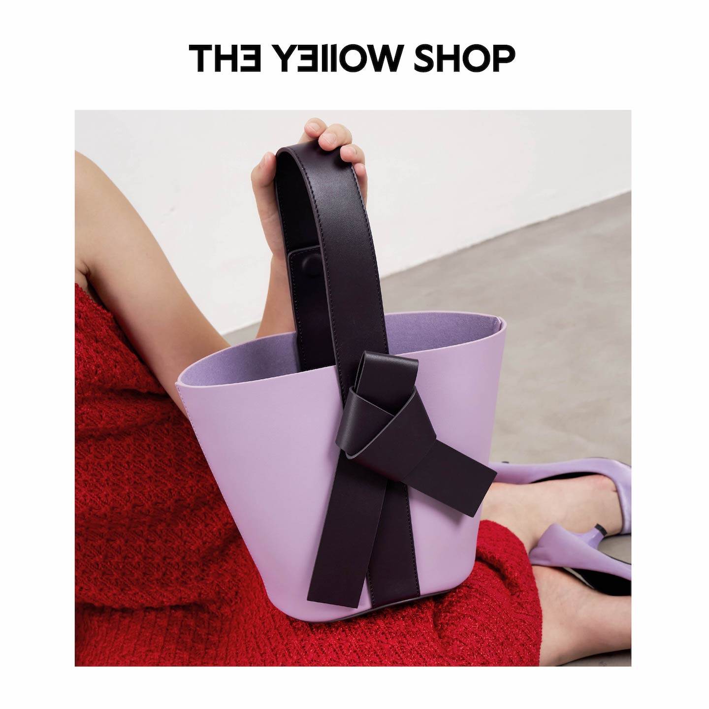 【王玉雯同款 】THE YELLOW SHOP头层小牛皮水桶包,淘宝优惠券,粉丝福利购,淘宝优惠卷