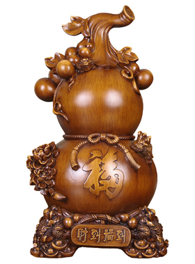 热销福禄招财葫芦摆件家居客厅办公室公司前台店铺开业送礼玄关装