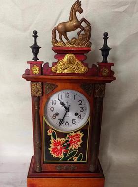 怀旧农村风老式挂钟国风摆件家居饰品 客厅装饰 复古装饰品 老式