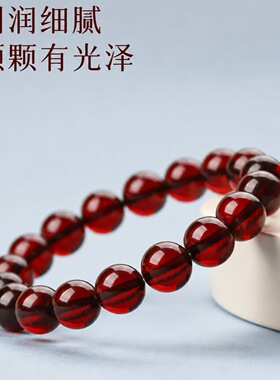 【师傅推荐】天然净水血珀手链女