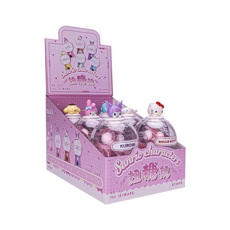 TALA'S三丽鸥联名压片糖果8g清新水果味联名零食扭糖机库洛米KT猫,淘宝优惠券,粉丝福利购,淘宝优惠卷