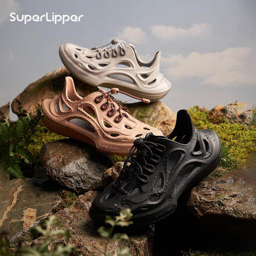 SuperLipper溯溪|2025夏季新款男女户外探野防滑沙滩洞洞涉水凉鞋,淘宝优惠券,粉丝福利购,淘宝优惠卷