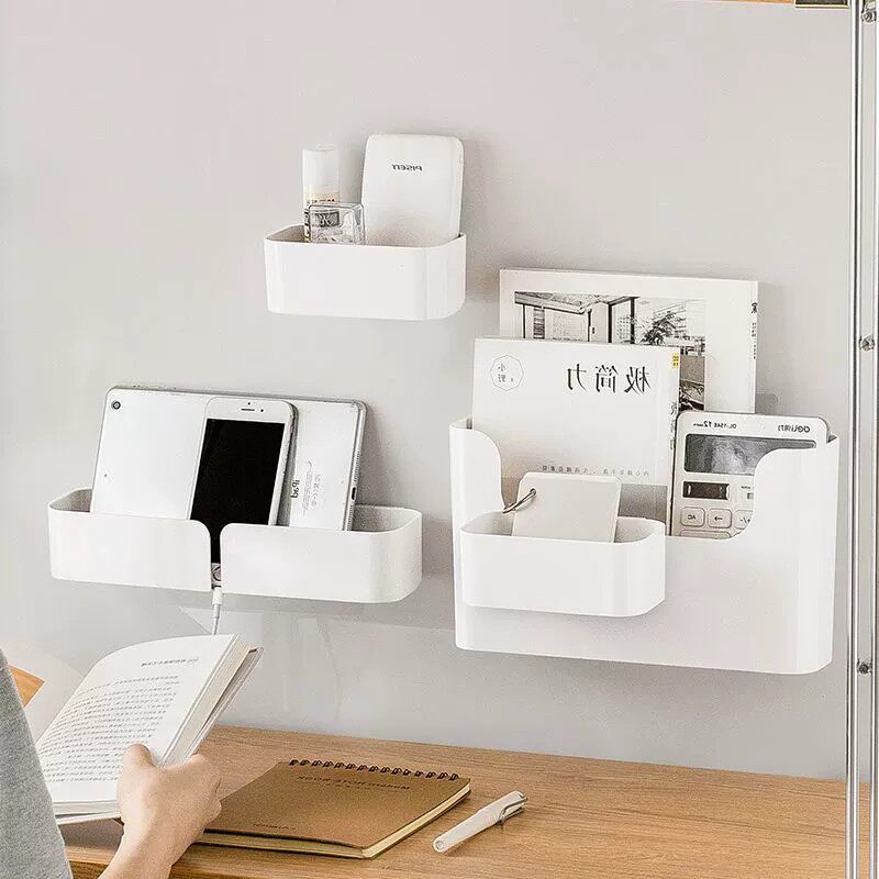 厨房柜门内侧收纳盒壁挂式免打孔收纳神器橱柜门冰箱保鲜膜置物架,淘宝优惠券,粉丝福利购,淘宝优惠卷