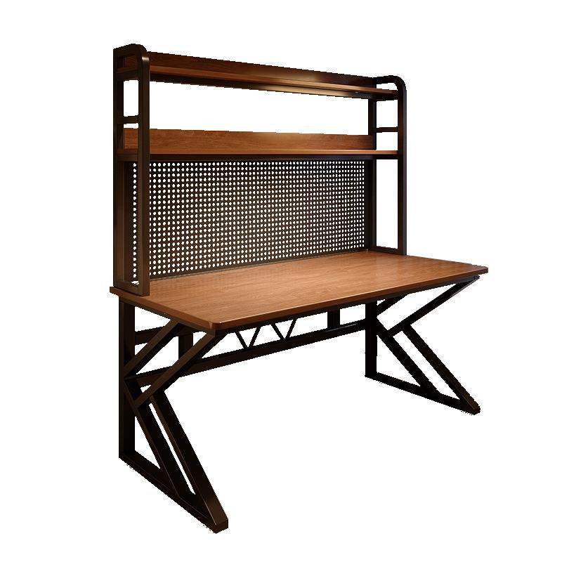 电脑桌台式家用洞洞板书桌书架一体电竞桌小户型学生学习桌办公桌,淘宝优惠券,粉丝福利购,淘宝优惠卷