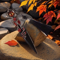 Kunai hand-made knife finished product ready-made ornament play ornament unboxing utility knife gift portable letter opener two-dimensional