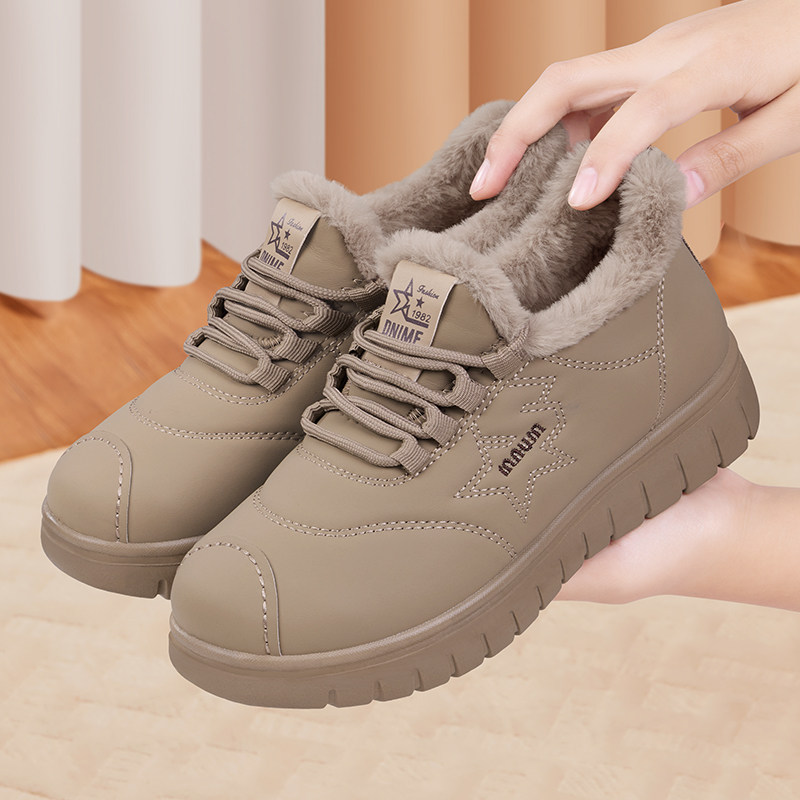 老北京布鞋女加绒加厚棉鞋女冬季保暖舒适防滑软底中老年外穿鞋子,淘宝优惠券,粉丝福利购,淘宝优惠卷