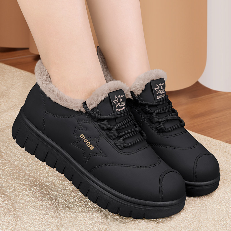 老北京布鞋女加绒加厚棉鞋女冬季保暖舒适防滑软底中老年外穿鞋子,淘宝优惠券,粉丝福利购,淘宝优惠卷