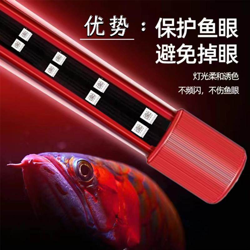 鱼缸灯LED灯防水超亮变色专用红龙锦鲤增艳照明造景观赏潜水灯管,淘宝优惠券,粉丝福利购,淘宝优惠卷