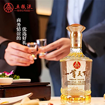 【6瓶礼】五粮液一尊天下盛世佳品52度白酒[320元优惠券]-寻折猪