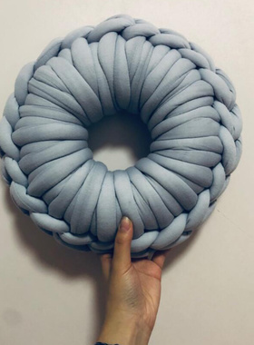 超粗冰岛毛线冰条线手工编织毯子