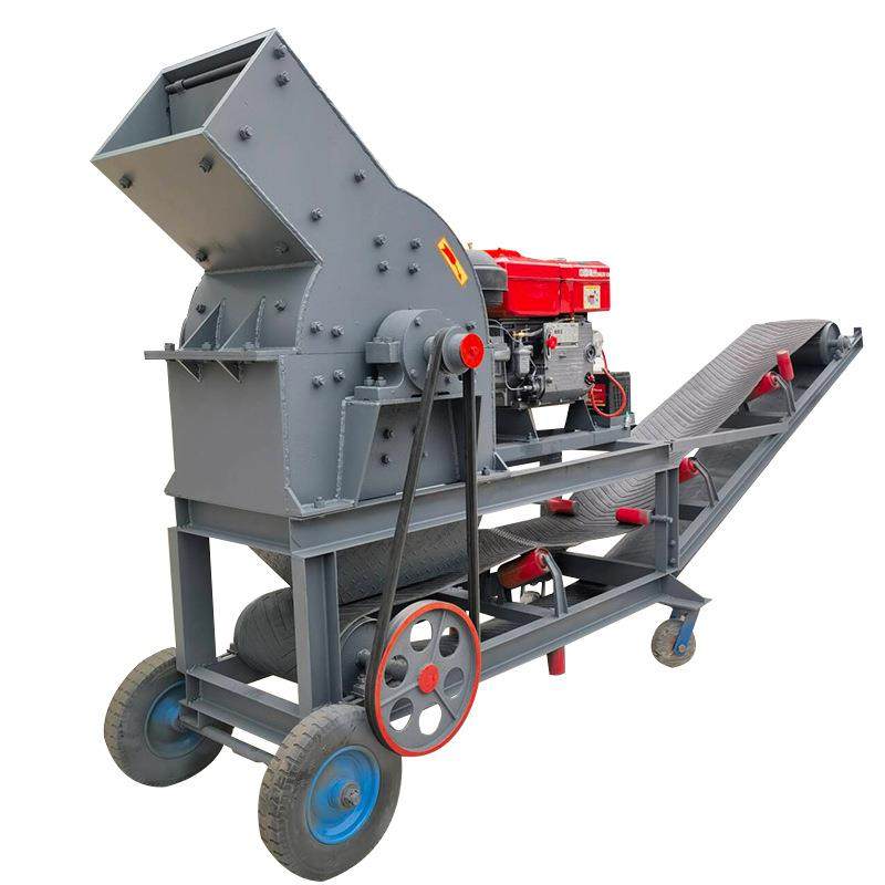 移动锤式破碎机自动出料筛分打石子机油电两用锤破制砂机,淘宝优惠券,粉丝福利购,淘宝优惠卷