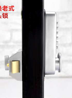 纯机械防水密码锁铁木门
