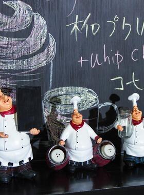 欧式厨师人物模型摆件蛋糕店面包房餐厅装饰品开业礼品摆设实用