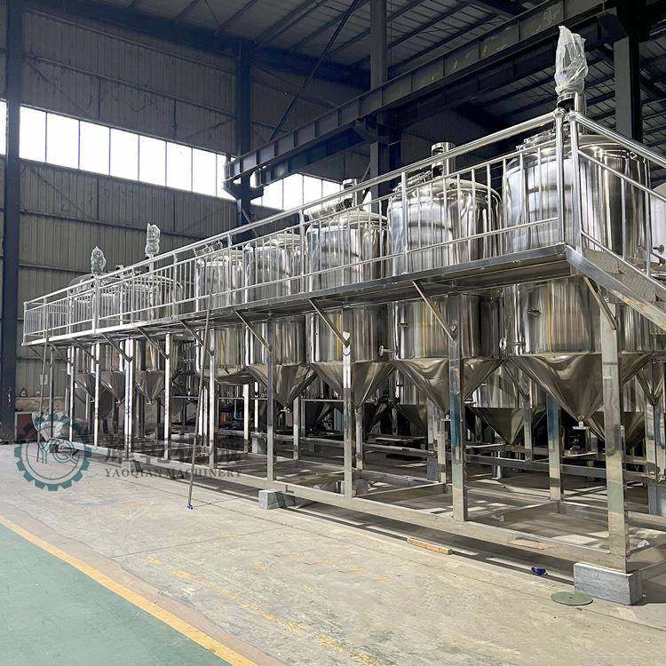 全套茶子油精炼设备10吨20吨葵花籽油压榨精炼机通用兼容提炼机,淘宝优惠券,粉丝福利购,淘宝优惠卷