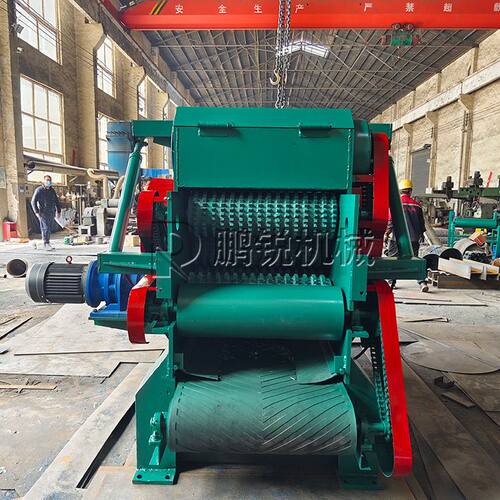 PVC型材全自动粉碎机 工程塑钢破碎机 鼓式木材边角料削片机 - 图1