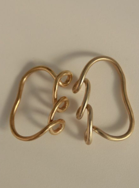 LAKICKZ 不规则戒指女小众轻奢设计高级感食指戒戒指2024年新款潮