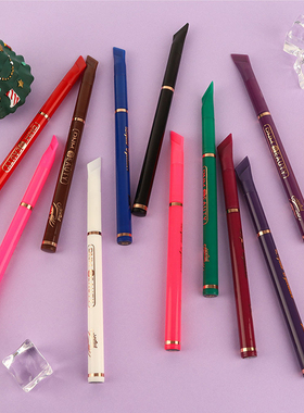 好货12 Color Matte Liquid Eyeliner Pencil Colorful Waterproo