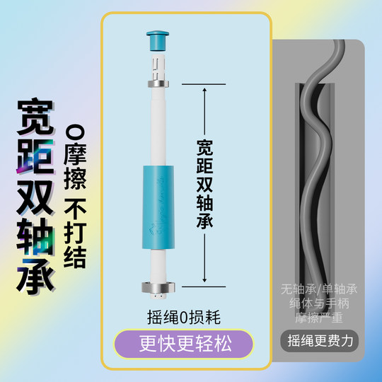 兰教练跳绳2.0双轴承儿童幼儿园初学小学生专用考试中考体测竞速