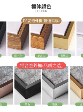 好货来图定做室内装饰画晶瓷画北欧风装饰客厅挂画沙发背景画抽象