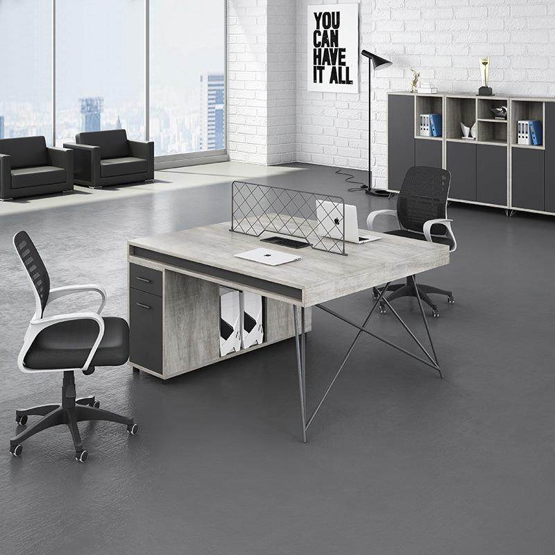 工业风办公家具职员办公桌现代简约屏风桌四人位组合创意员工桌椅,淘宝优惠券,粉丝福利购,淘宝优惠卷