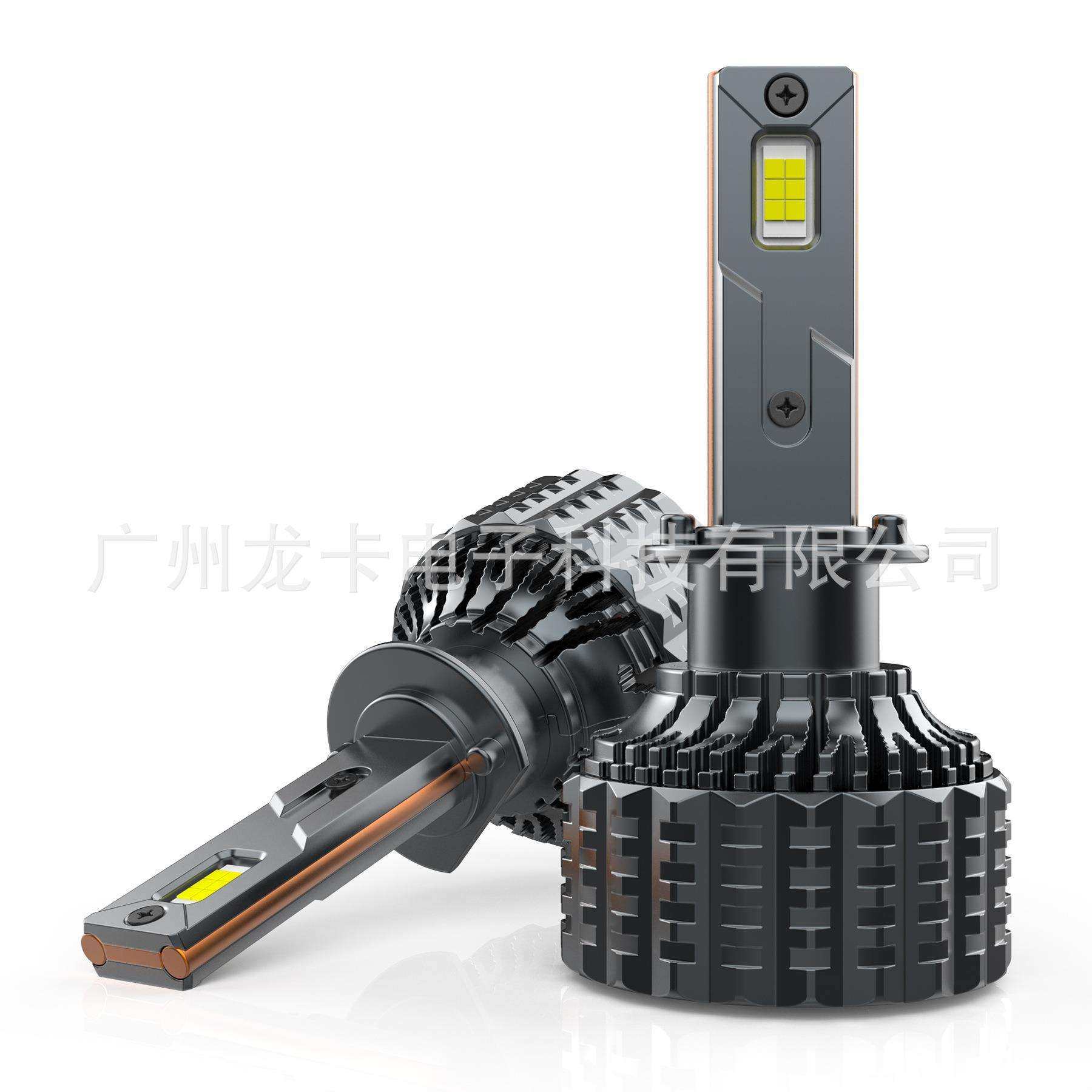 厂家直供新款双铜管高亮12V 24V货车通用 宽压三色LED汽车大灯,淘宝优惠券,粉丝福利购,淘宝优惠卷