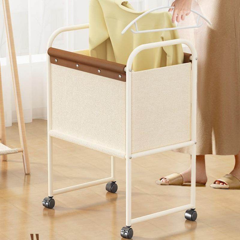 脏衣篓复古脏衣篮家用洗衣篮可移动脏衣收纳小推车大容量衣篓,淘宝优惠券,粉丝福利购,淘宝优惠卷