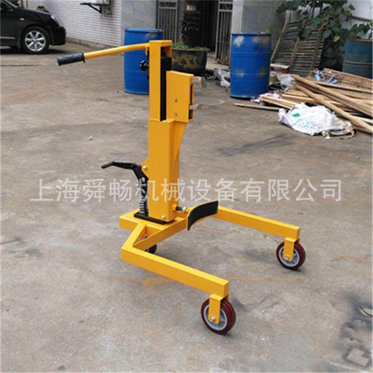 载重350公斤升高30公分手动圆桶搬运车 油桶手推举高车升降车,淘宝优惠券,粉丝福利购,淘宝优惠卷