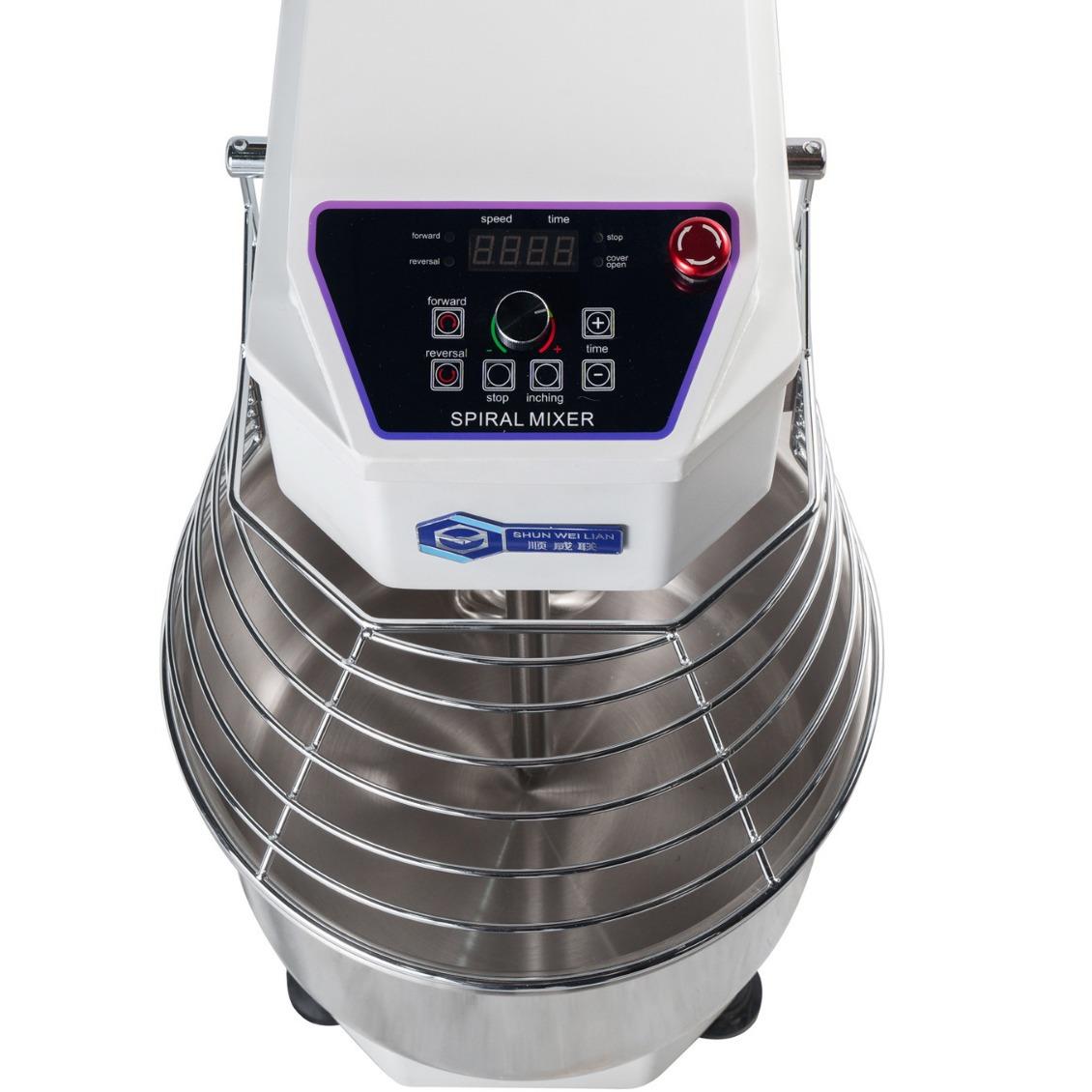 顶盖轻触式SD-20E商用和面机双动8kg可调速搅面机20L圆形搅拌机 - 图0