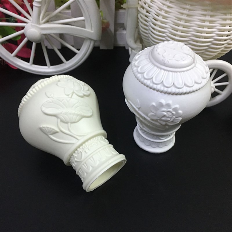 荷花头窗帘杆装饰头罗马杆头堵头堵口封口杆头窗帘配件辅料吹塑头 - 图0