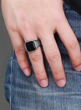 men ring fashion gold color violent ring for men男士戒指手饰