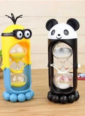 沙漏计时器儿童防摔10分十分钟半一小时时间创意水果漏沙小摆件