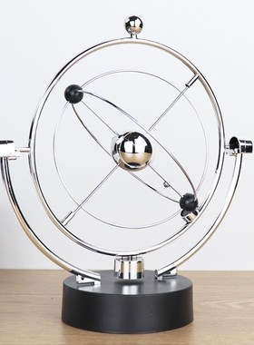 混沌摆件永动机仪磁浮牛顿摆球办公桌创意装饰品客厅书房装饰