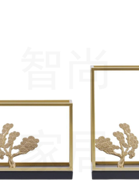 新中式客厅玄关摆件家居酒柜装饰品办公室书柜样板房搭配葫芦摆设