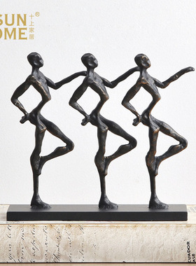 创意软装饰品摆件样板间酒店会所电视柜桌面人物装饰摆设工艺礼品